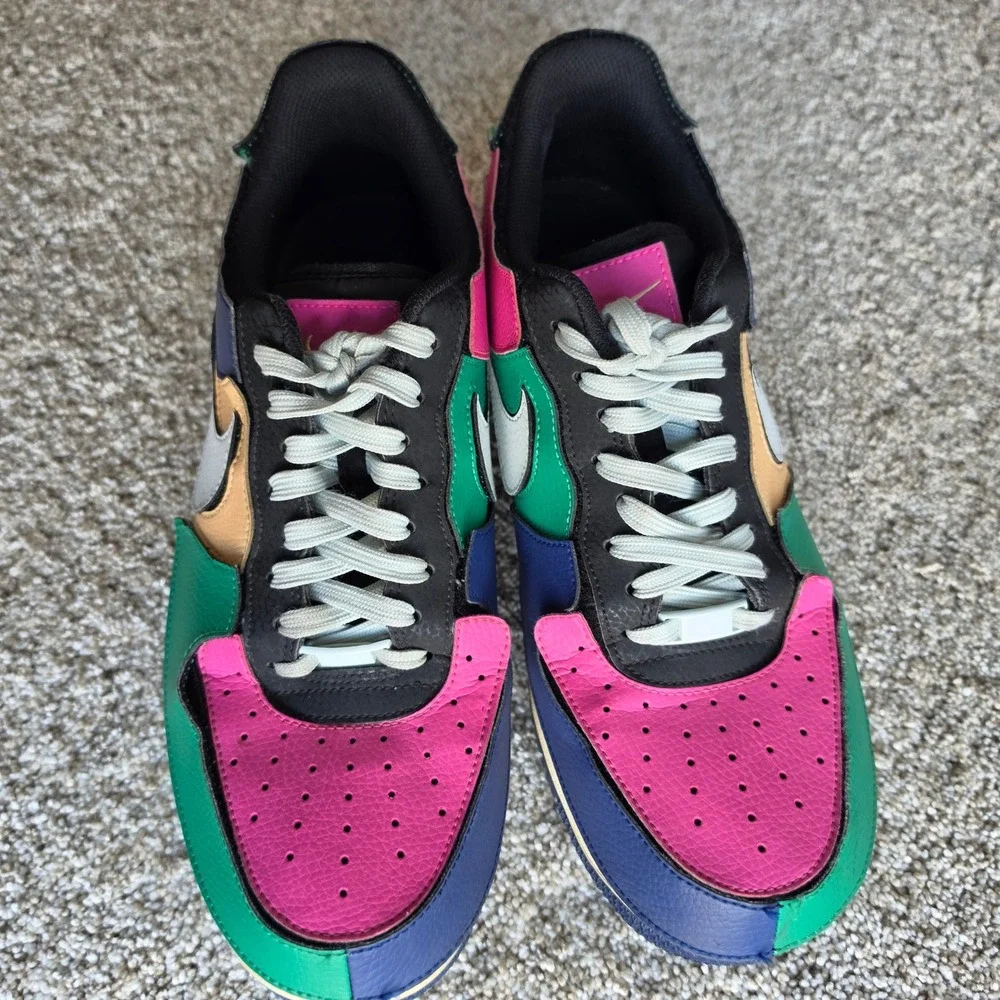 Nike Air Force 1 Low 07 LX Multi Color Men Size 11 Patch DB2576-001 Casual Rare